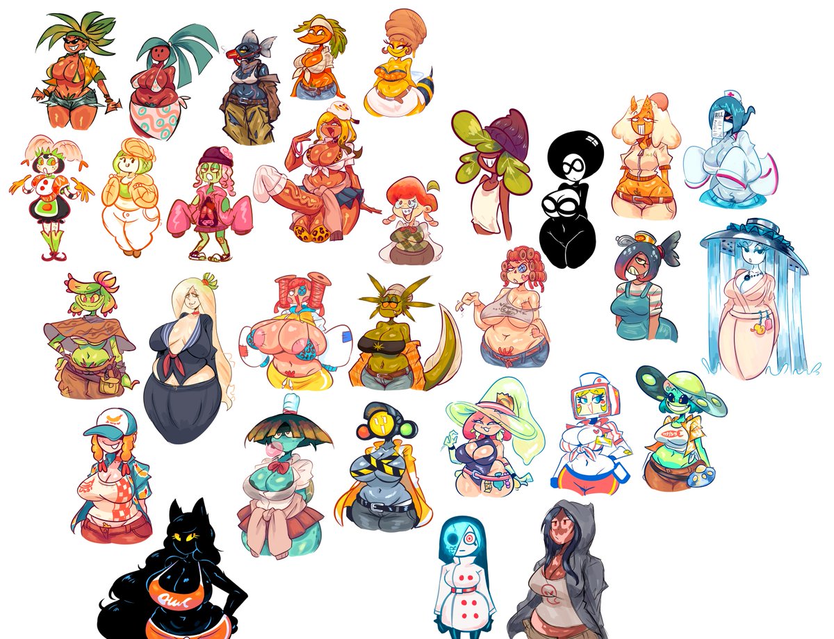 Ough I love making random characters that I will never use again ough