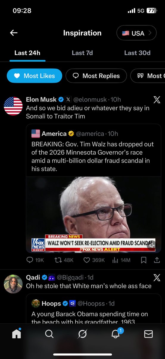 蓝v真值吧 

Premium 里的creator studio新增了个Inspiration 功能，可以看到最热门的帖。

看来它会成为发推的灵感来源，也能用来感知不同叙事的舆论变化。

不过，不能选定话题还是差点意思。