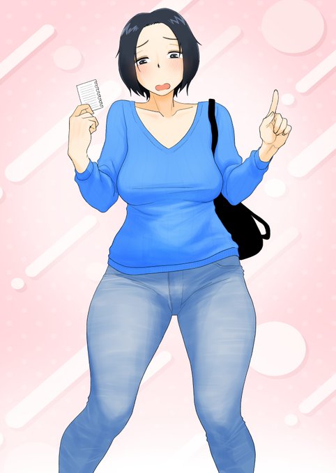 支援サイトで公開予定のお母さんのカラーイラストです。1/7から順次公開していきます。 