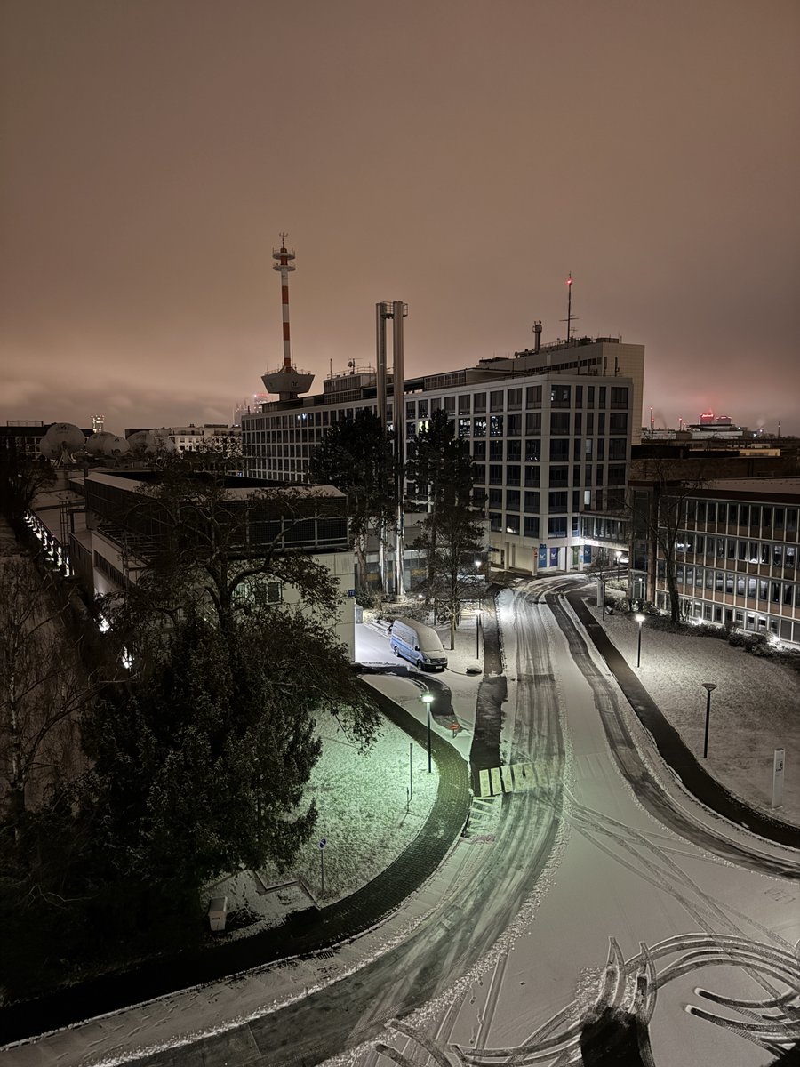 Nächtliches Winter-Wonderland #Frankfurt