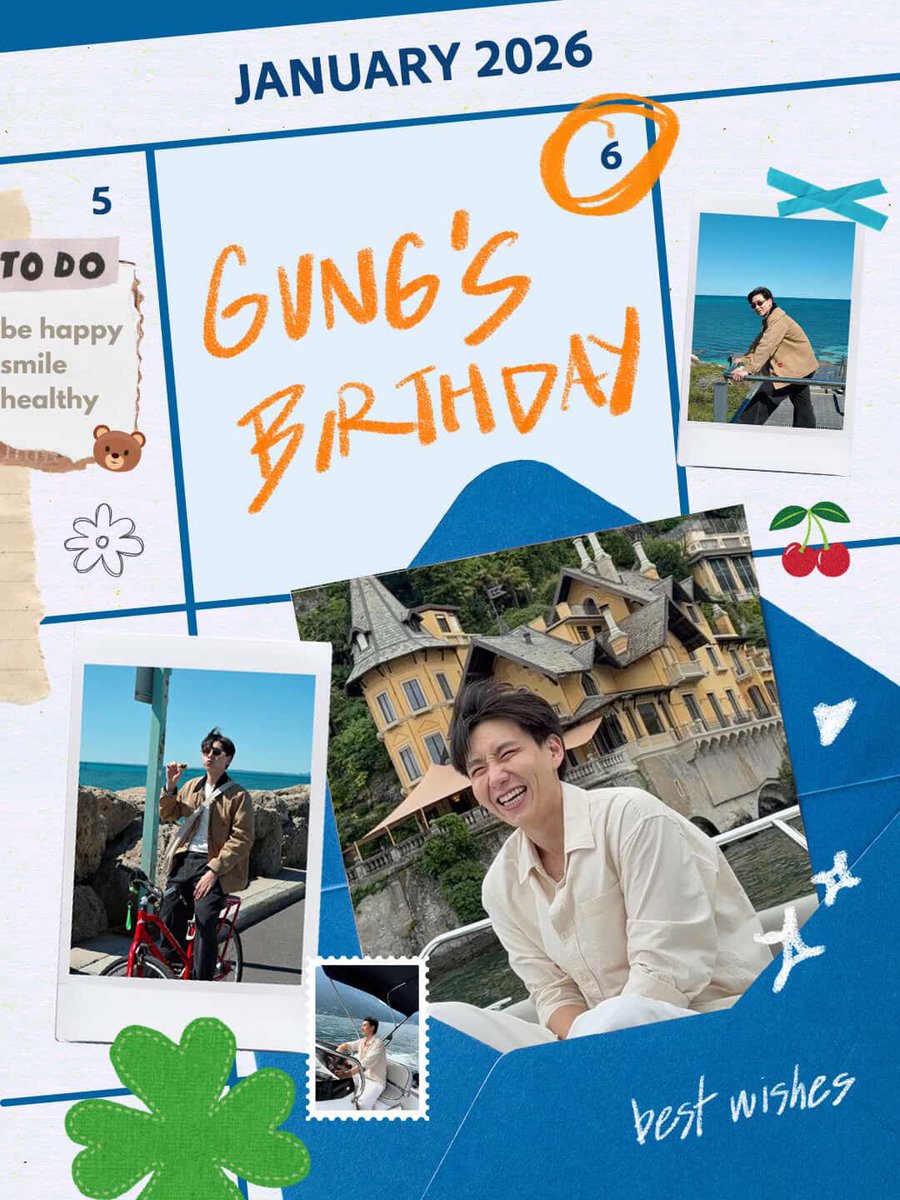 Happy Birthday คุณหมีของพวกเรา
🐻💞<a href="/gung_kunpong/">กังเป็นหมี</a> 
เติบโตไปอีก 1 ปี ขอให้มีแต่ความสุขนะคะ

#GungBD2026 
#Gungkunpong #กังเป็นหมี