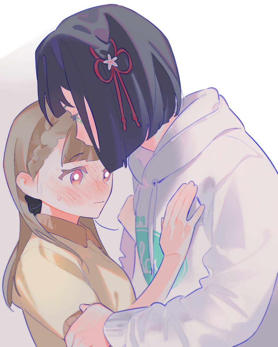 M1x_Mix's tweet image. 「･･･大丈夫？」
ぎんすず