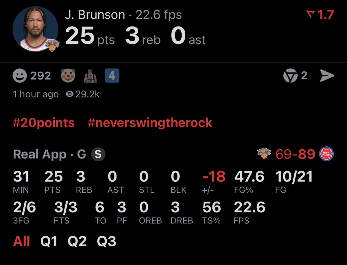 ScriptBetz's tweet image. Jalen Brunson is really a shooting guard instead of a point guard…. 0 ASSIST &amp;amp; 6 TURNOVERS in the 4th quarter