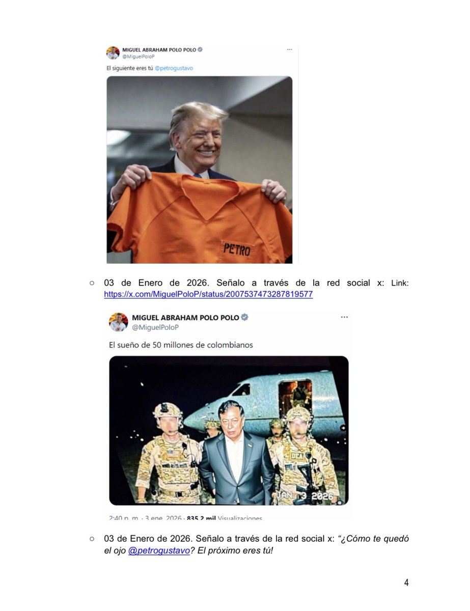 AntonioSanguino's tweet image. Esta es nuestra denuncia penal ante la honorable Corte Suprema de Justicia contra @linamariagarri1, @MiguelPoloP, @JotaPeHernandez por los delitos de menoscabo de la integridad nacional y participación en hostilidades contra la patria.