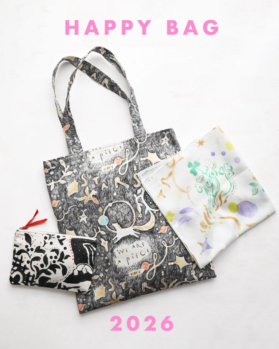 HAPPY BAG、沢山のご注文ありがとうございました！

今日から順次発送を始めて、週末までに
全て発送予定です🕊️

ぜひ楽しみにお待ち頂けたら🫧