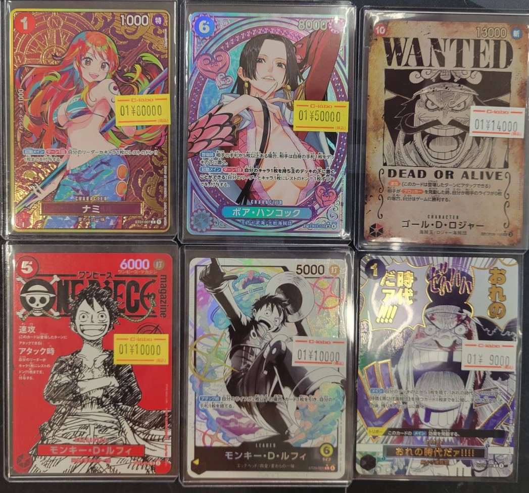 ワンピースカード 販売情報】 こちらのパラレル各種をショーケースに
