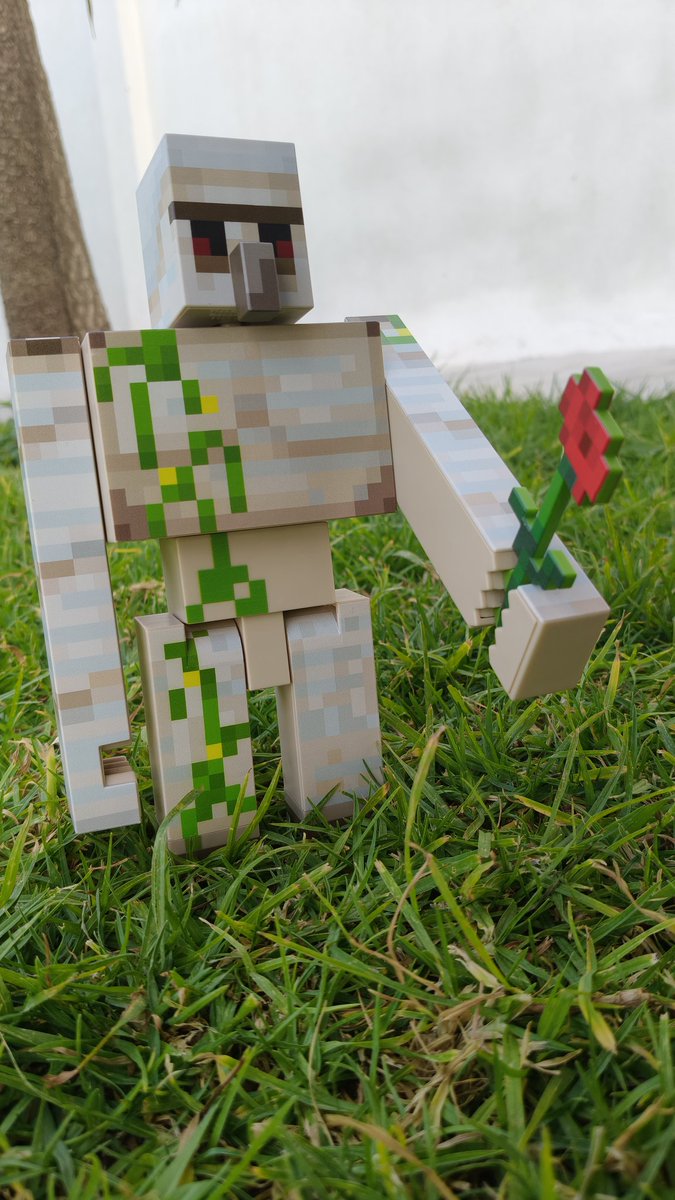 Mi golem de hierro 🙂🦁🎮 
#Minecraft #golemdehierro