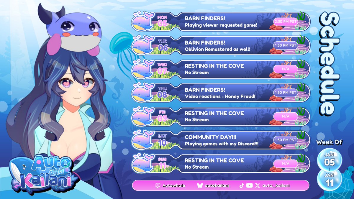 Auto & Kailani 🐳💙 tweet media