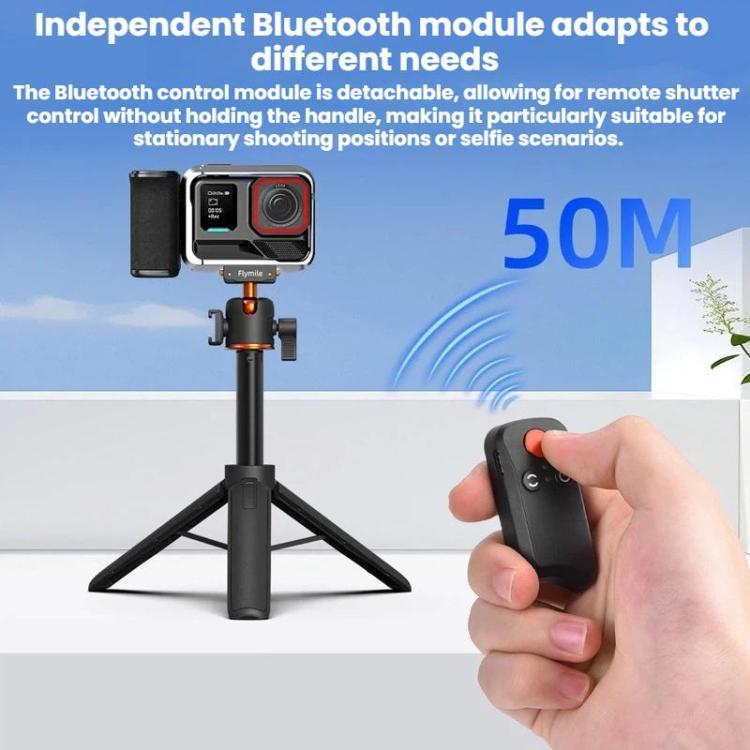 SunskyOnline's tweet image. Flymile Handle for Insta360:
 
➤ Integrated Bluetooth Shutter Control
➤ One-Second Magnetic Quick-Release
➤ Top Cold Shoe &amp;amp; Side 1/4" Thread
➤ Detachable 96-Hour Remote Module
 
👉bit.ly/4joKpY4
#CameraGrip #WirelessShutter #Insta360AcePro #VloggingSetup