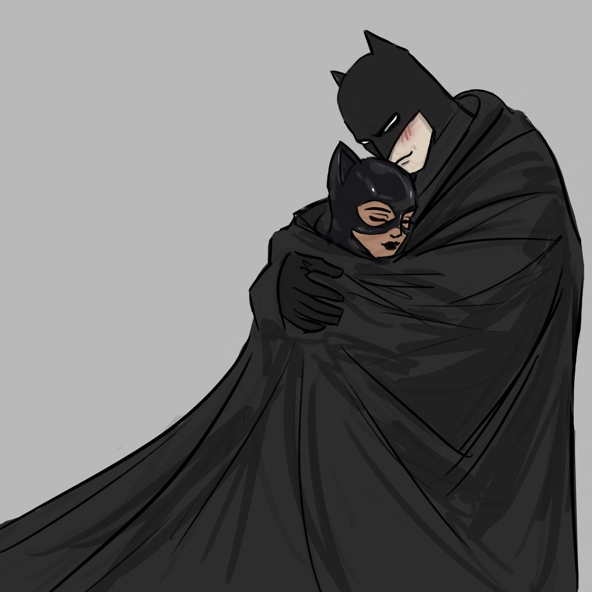 zatabba's tweet image. It’s cold #batcat