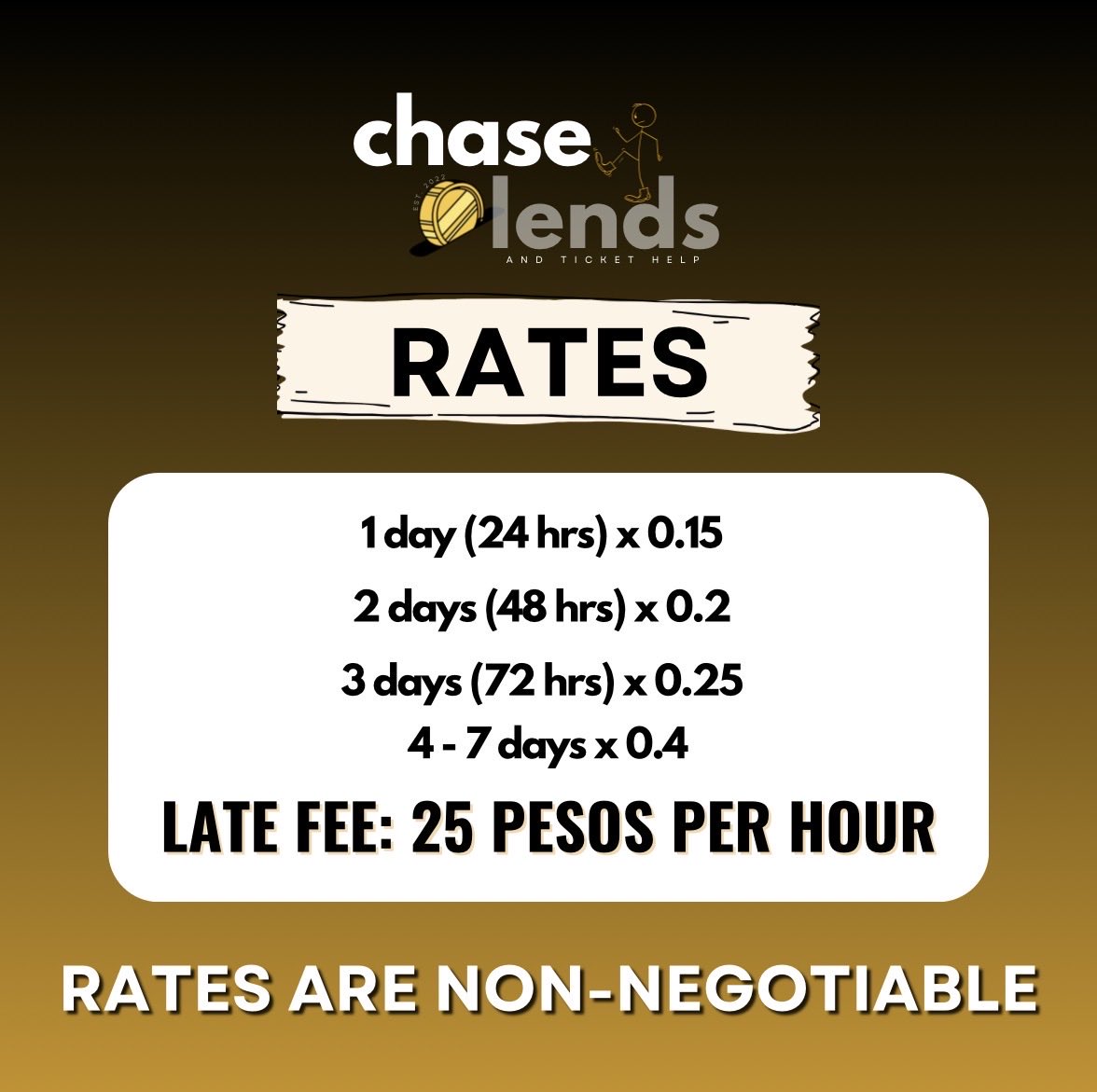chase lends | ticket helps tweet media