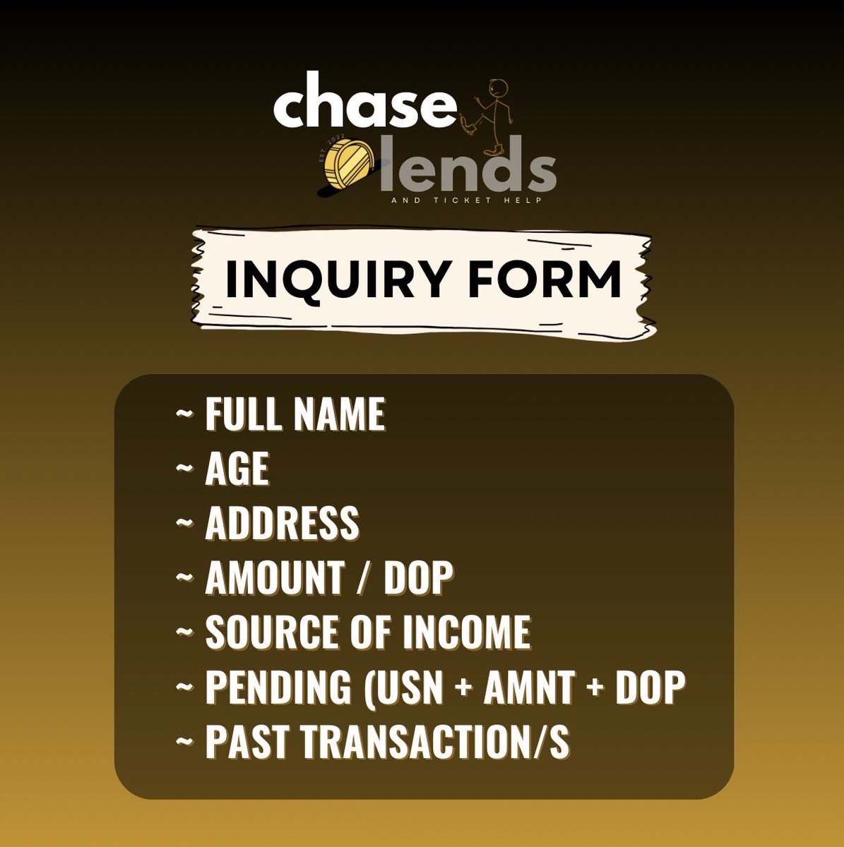 chase lends | ticket helps tweet media