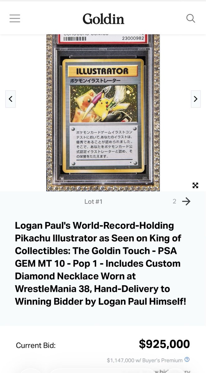 Montexor's tweet photo. Will be in the news and all over X

logan paul's pikachu illustrator card auction

only this $Pikachu best narraative now

deployed by axxiom

ETDReij2LQBzCRHwPPKzfXT2NW8j9vVgFLuK1v16pump https://t.co/Xk8rCrWMqa