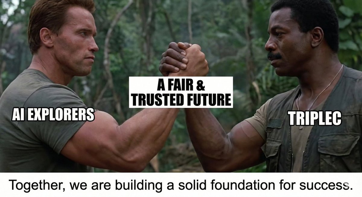 TripleC_AI's tweet photo. AI ethics explorers charting fair paths for tech's golden age! ⚖️ 

TripleC leads with verifiable, bias-free protocols that inspire trust and triumph. 

Build responsibly— the adventure calls! #AIEthicsEpic #TripleC https://t.co/joQN9QLcuZ