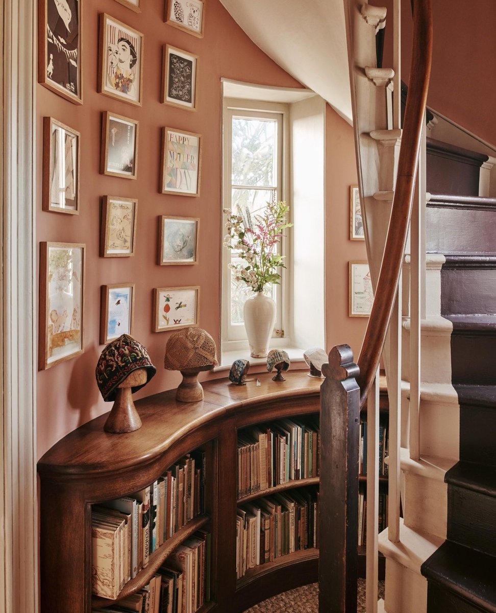 Some interiors I like lately,

Oak bench and bookcase for a Victorian turret

(design Max Rollitt, photos Chris Horwood)