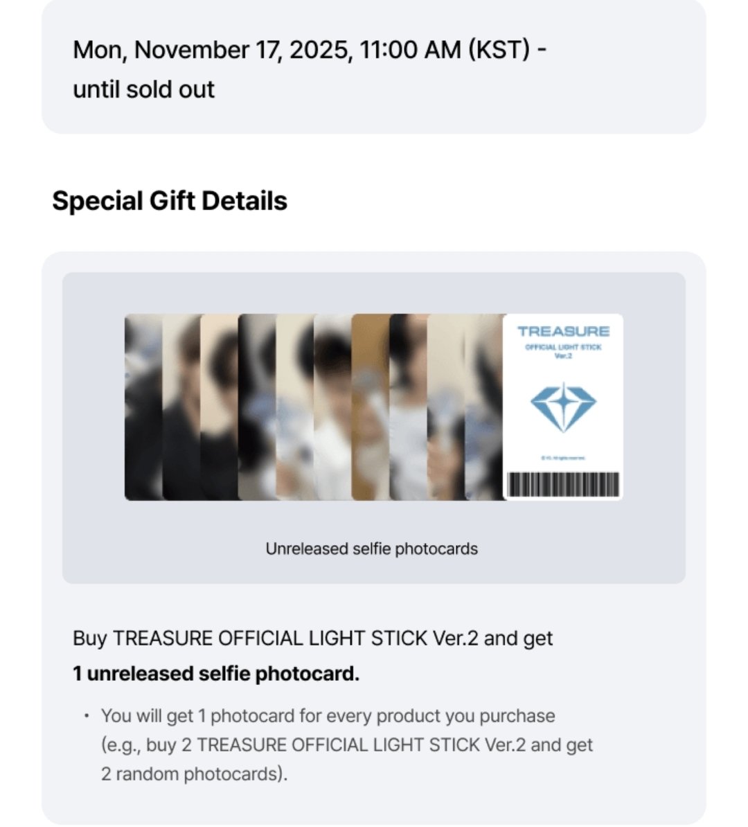 OnewooStore's tweet photo. OPEN PO GO INA
TREASURE OFFICIAL LIGHTSTICK VER.2

💰635k | DP 550k
🎁 1 RPC Member

✅Open Cicilan DP 3x (DM/PC adm via WA)
✅️Bersih Ina inc Ship+Tax
❌️Fee Adm+Packing
🙅🏻‍♀️No HnR/Cancel

Ask/order? Only DM📩
Or Join us (GO WA) https://t.co/MTVC1Tn5WM https://t.co/xonyo1GiTS