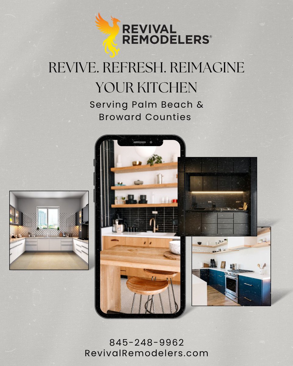 RevivingKitchen's tweet photo. Even small upgrades can transform how a home feels.
We help you reimagine your space.

Serving Palm Beach &amp; Broward Counties
📞 845-248-9962
🌐 https://t.co/HSusEppkts

#HomeUpgrade #RevivalRemodelers #Remodeling https://t.co/bc8vCitGW6