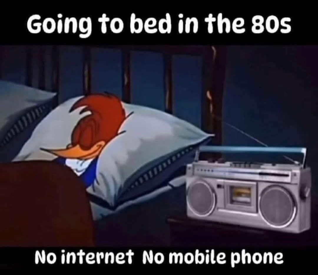 landofthe80s's tweet photo. Peaceful times. Laying your head on the pillow without a care in the world. https://t.co/jTO0ZHwXbs