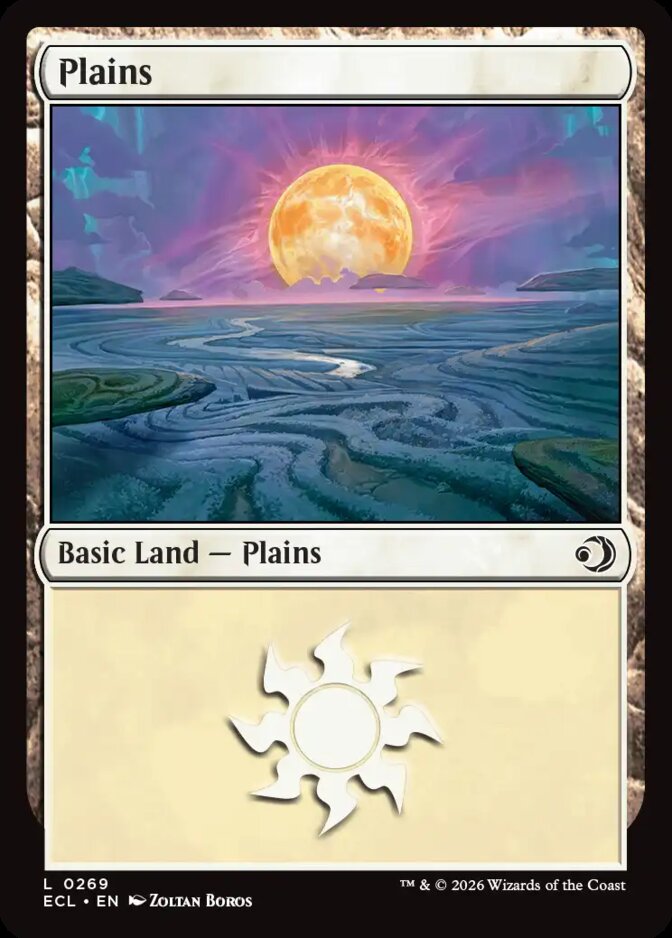 It really doesn't matter what the rest of the cards in Lorwyn Eclipsed are because it contains this Plains