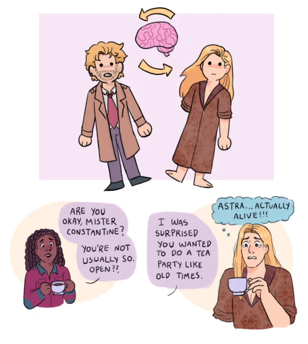 John Constantine switches bodies with his womb twin from another universe [1/2] 