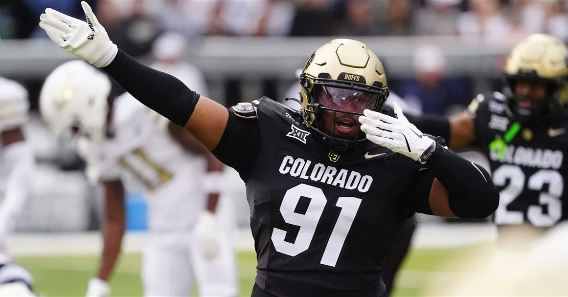 The good portal news keeps coming for Coach Elko, as Texas A&amp;M has landed Colorado DL Brandon Davis-Swain, according to @On3sports!!!

Eight starts for CU this year, with 15 tackles, three hurries, 2.5 tackles for loss, 1.5 sacks and forced one fumble.

LETS WORK, BOYS 😤😤