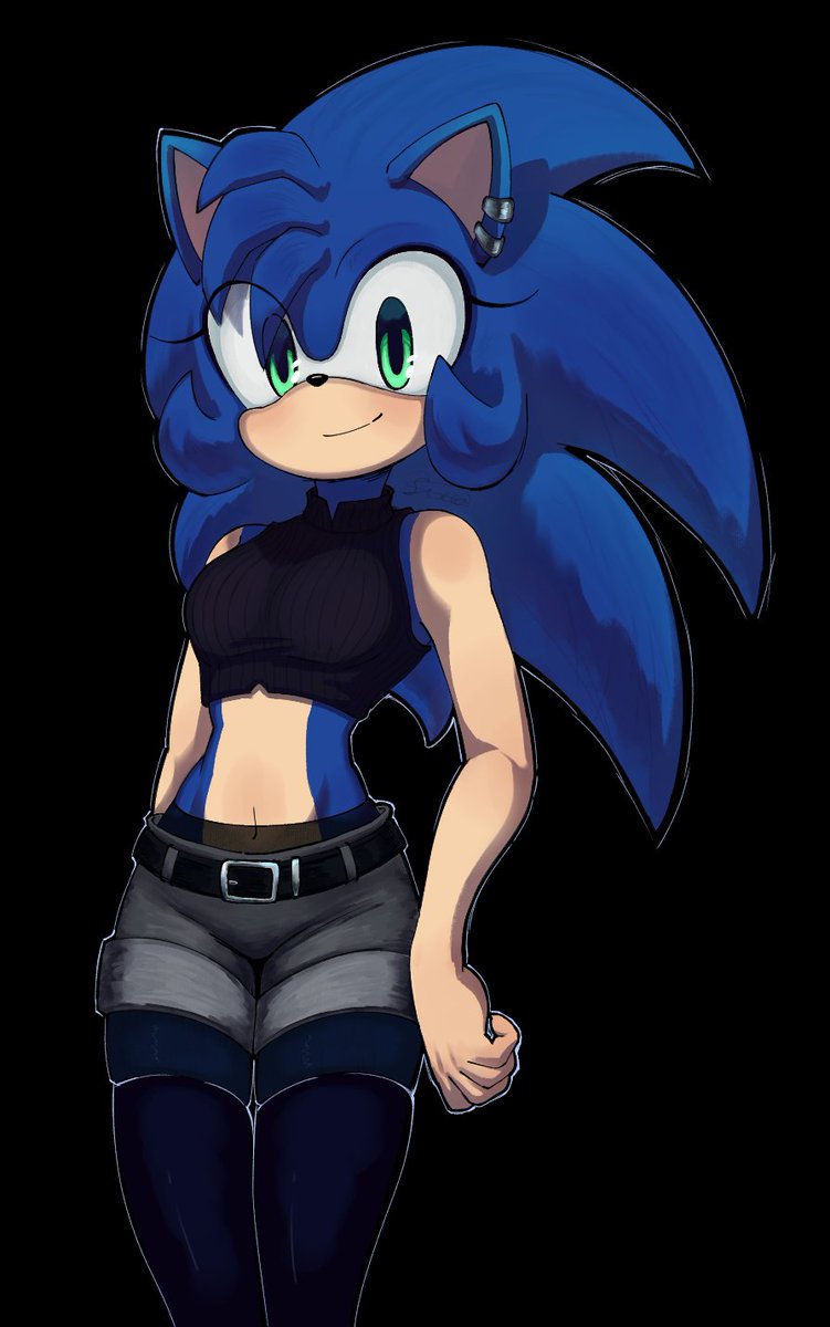 RioluTyan's tweet photo. #sonicfanart #SonicTheHedgehog
My female Sonic art >w< https://t.co/7fMnNPZAeJ