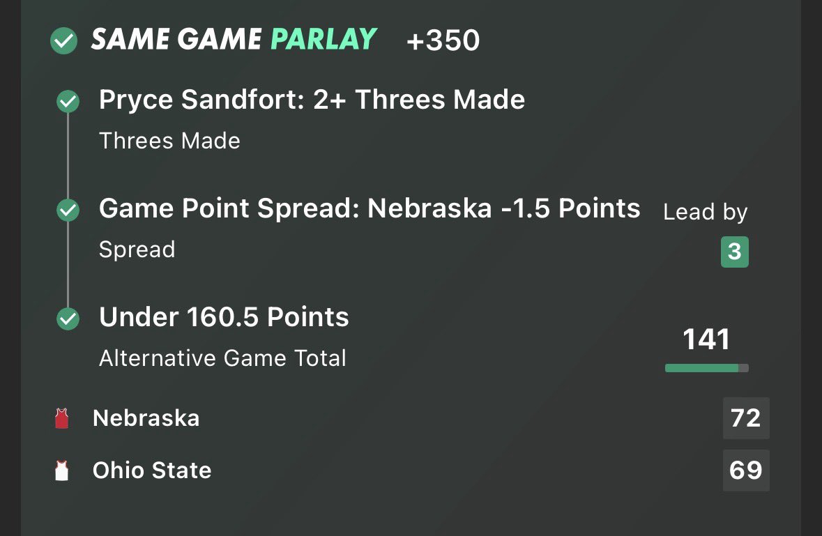 SJMBets's tweet image. to all the nonbelievers #Nebrasketball