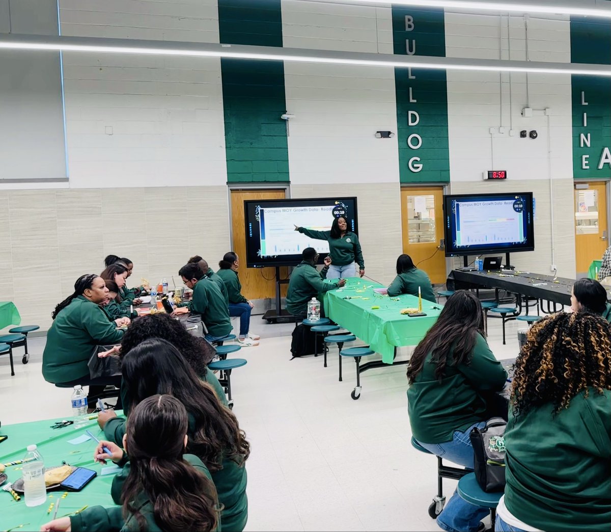 CGillelem's tweet photo. First day back and our principal @GabrielleMErvin had us blasting off with data, reflection, and a clear, narrow focus for next semester 🚀 When the mission is clear, the impact is out of this world! #MissionFocused #teamwork
@N_Bernardino @baverticalteam https://t.co/nNWMMeG9SJ