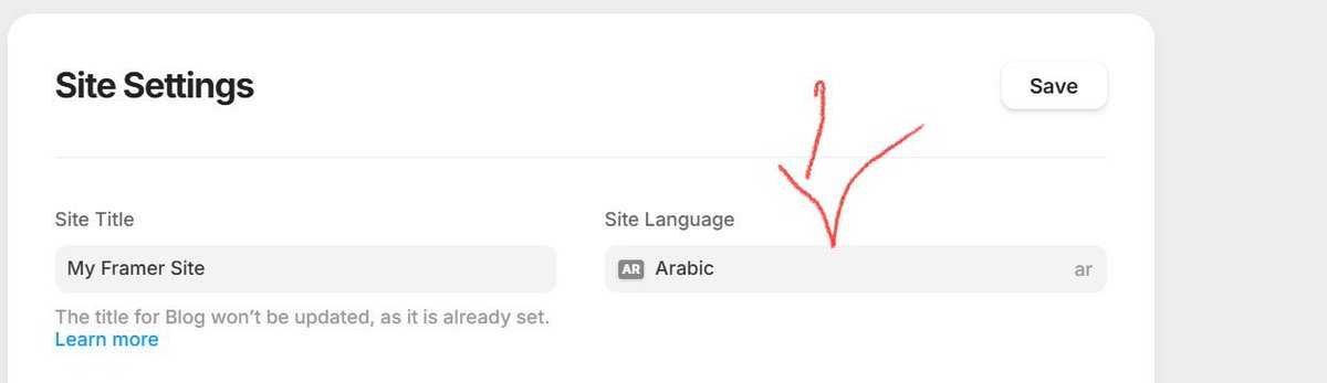 ux_ward's tweet photo. .
لاحظت مؤخراً اختيارك  لغة الموقع «Arabic» لا يغيّر النص فقط، بل يفعّل RTL تلقائيًا ويعكس التخطيط كامل (Layout, Icons, Components) .

بس اعمل هذي الخطوه قبل عملية التصميم.

#framer https://t.co/APtB9z8Xkm