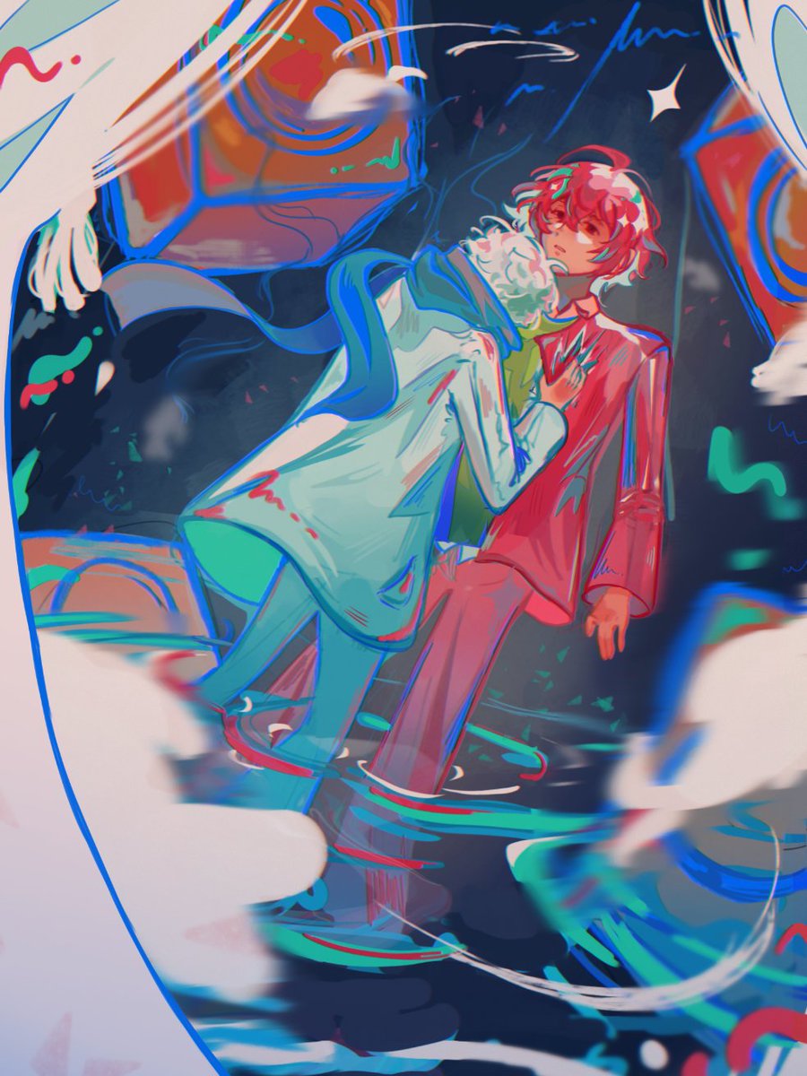 1/2  "please, stay"
.
#shuake #akeshu #p5r