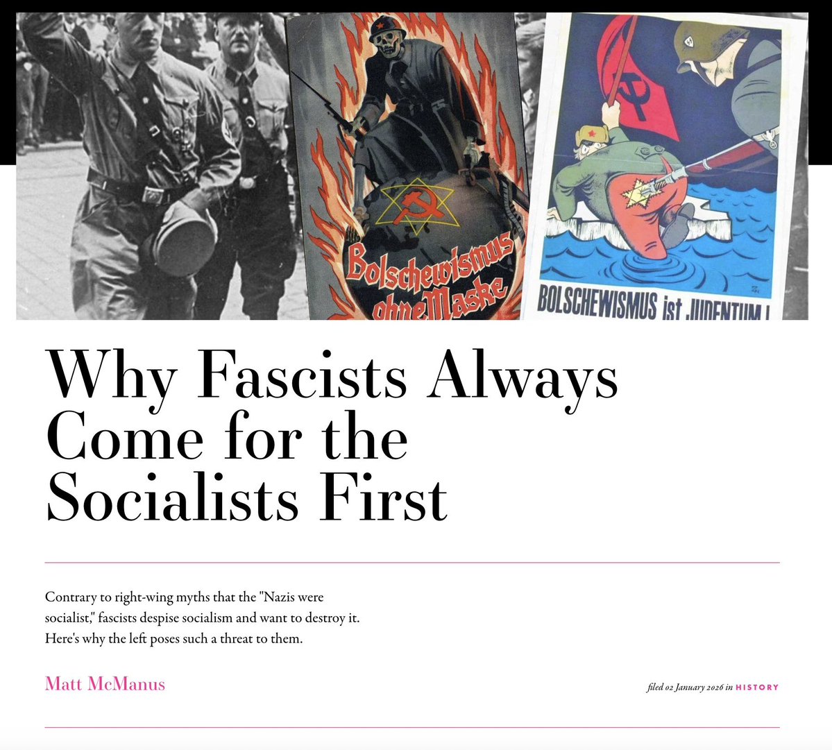 BenBurgis's tweet image. This is very good, on why socialism and Marxism are so deeply offensive to the psychology of fascism.