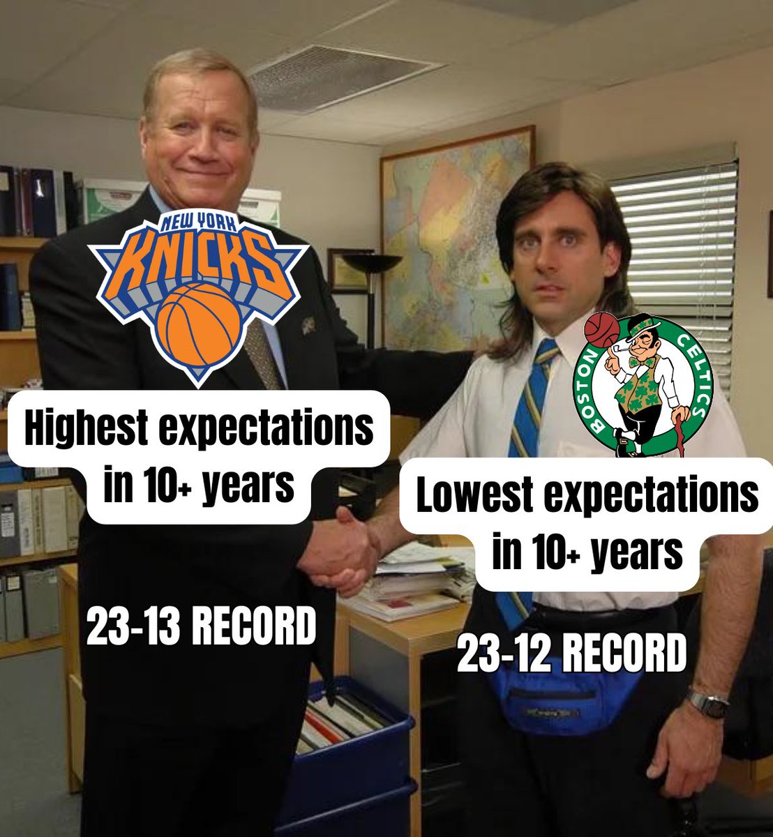 CelticsUnite18's tweet image. I cannot fathom being a Knicks fan 😭