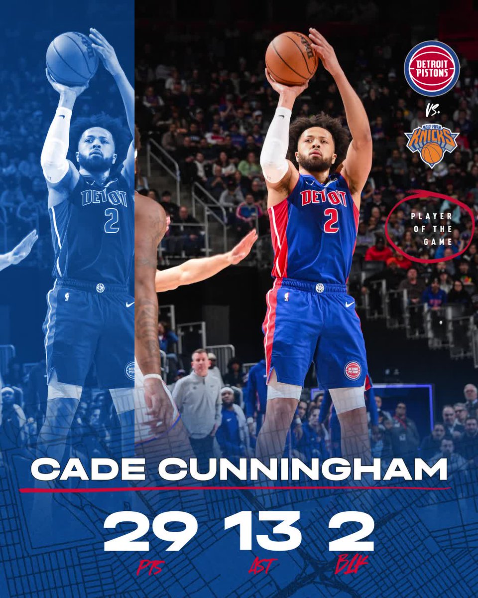 DetroitPistons's tweet image. Double Double Deuce