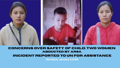 ByalaArakan's tweet image. Concerns over the safety of the child, two women abducted by #ARSA 
'Incident reported to the UN for assistance.'
Jan 5, 2026
A 9-year-old boy and two women, who ARSA took hostage, are facing a dangerous situation by those who escaped.
Read more: narinjara.com/news/detail/69…
@UN
