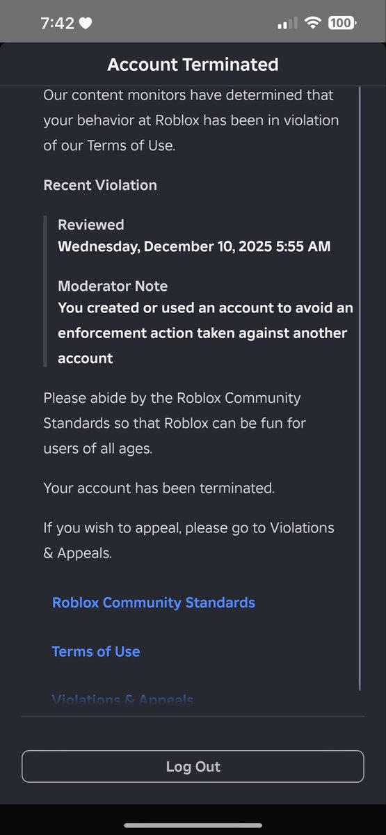 evilfakeblonde's tweet photo. @Roblox @DavidBaszucki @Roblox - Can we get an update on the enforcement wave happening? Its hurting more innocent users than not and its disappointing to see a platform this big disregard the issue. Its unfair and leaves a bad image on your company.
Please address it!!! https://t.co/U0GmKhU33w