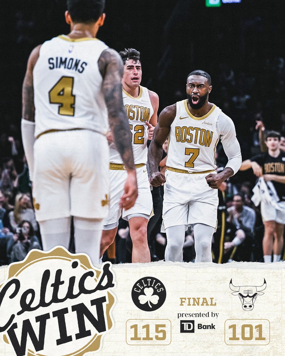 celtics's tweet image. First home dub of 2026 ☘️

#DifferentHere