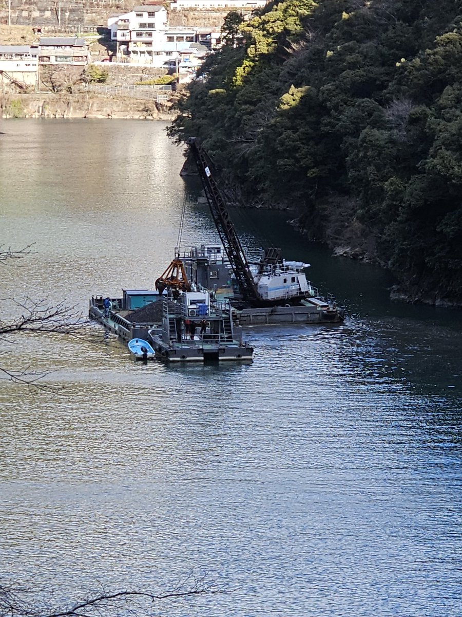 _rokkun_'s tweet image. 浚渫船