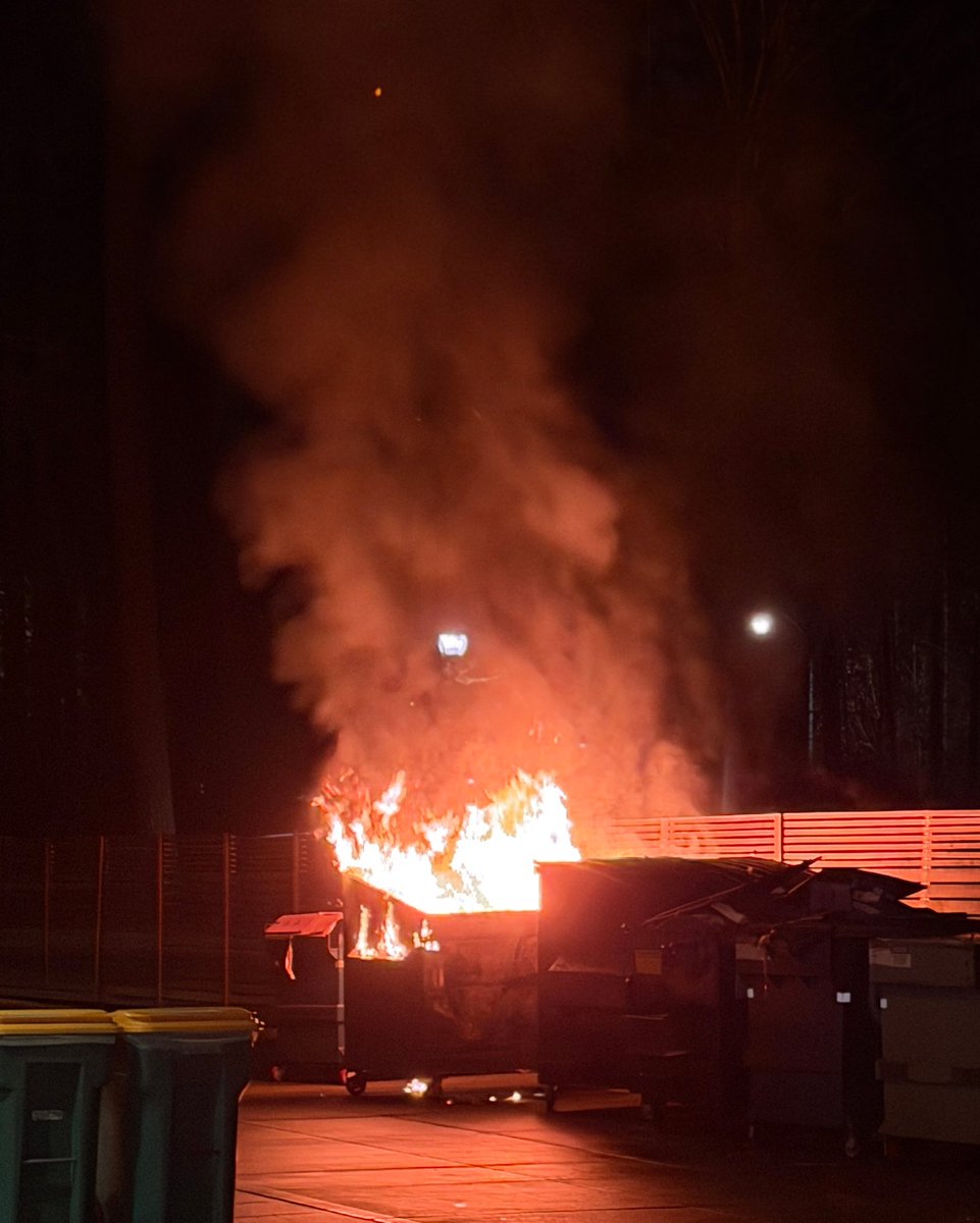 Soooo my 2026 started off with a literal dumpster fire. How's yours going? 🤔🎆🎇