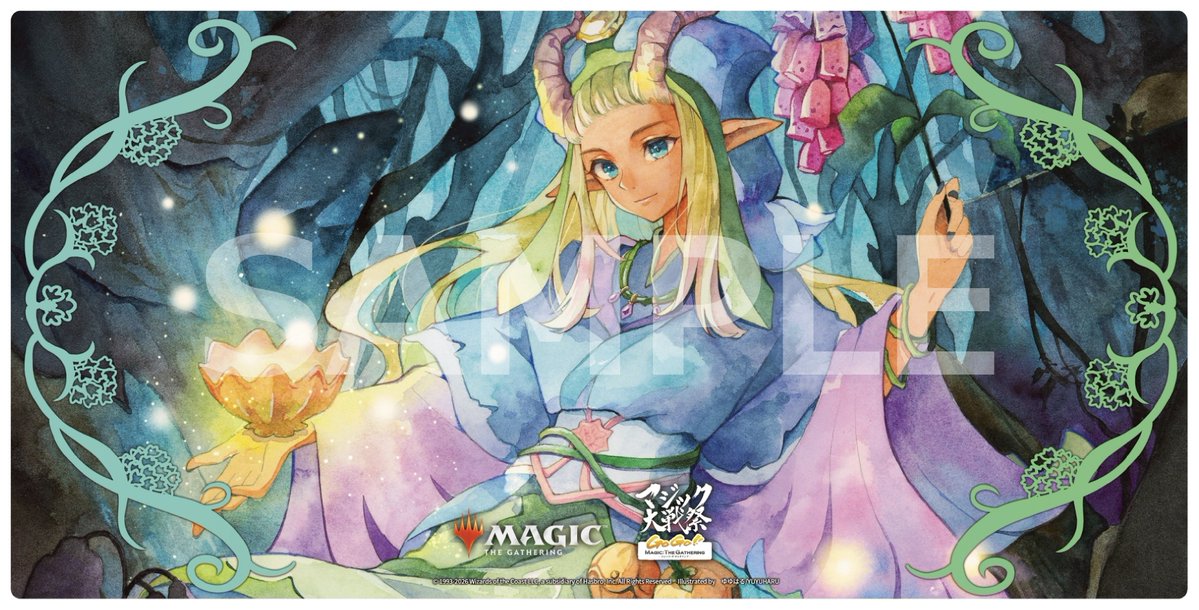 マジック大戦祭 2026 KOBE 3on3シールドの景品プレイマット画像を公開