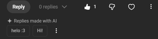 HazyDazeASMR's tweet photo. youtube has a thing where it auto suggests comments for you as a creator, I think they've started to figure me out...... https://t.co/otsAWlv1av