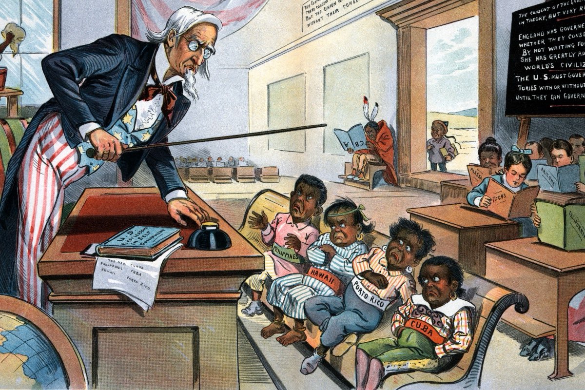 “La evidencia empírica es clara y aplastante: Estados Unidos nunca ha estado en el negocio de hacer colonias.”