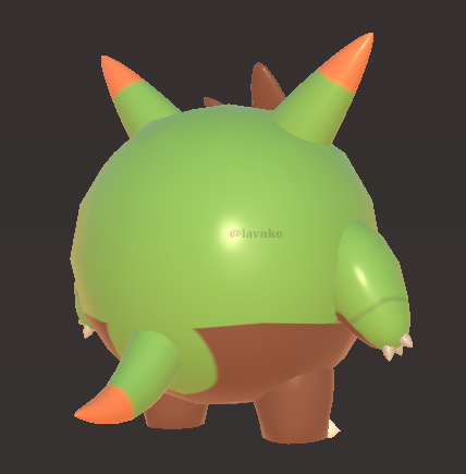 modelling a pokemon everyday - day 62 quilladin