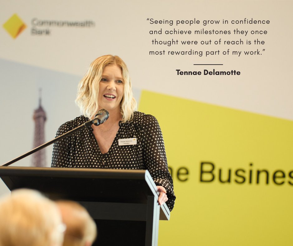 RRRNetwork's tweet image. Community, leadership and backing yourself.

From growing up in a family-run business in Dunsborough to leading CommBank’s Regional and Agribusiness WA Commercial South team, Tennae Delamotte’s story is grounded in people &amp;amp; purpose.

Read her story here - tinyurl.com/TD0126