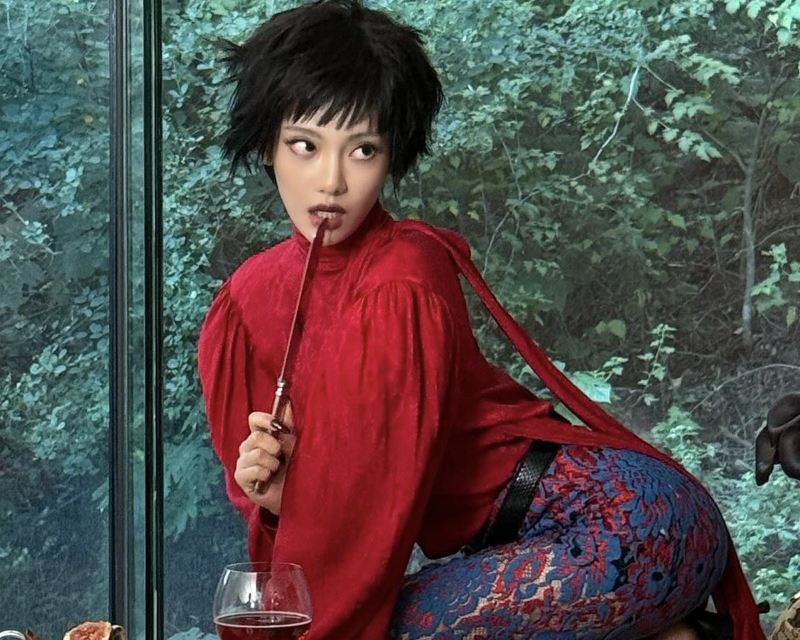 viralaespa's tweet image. ningning is the coolest idol in the game