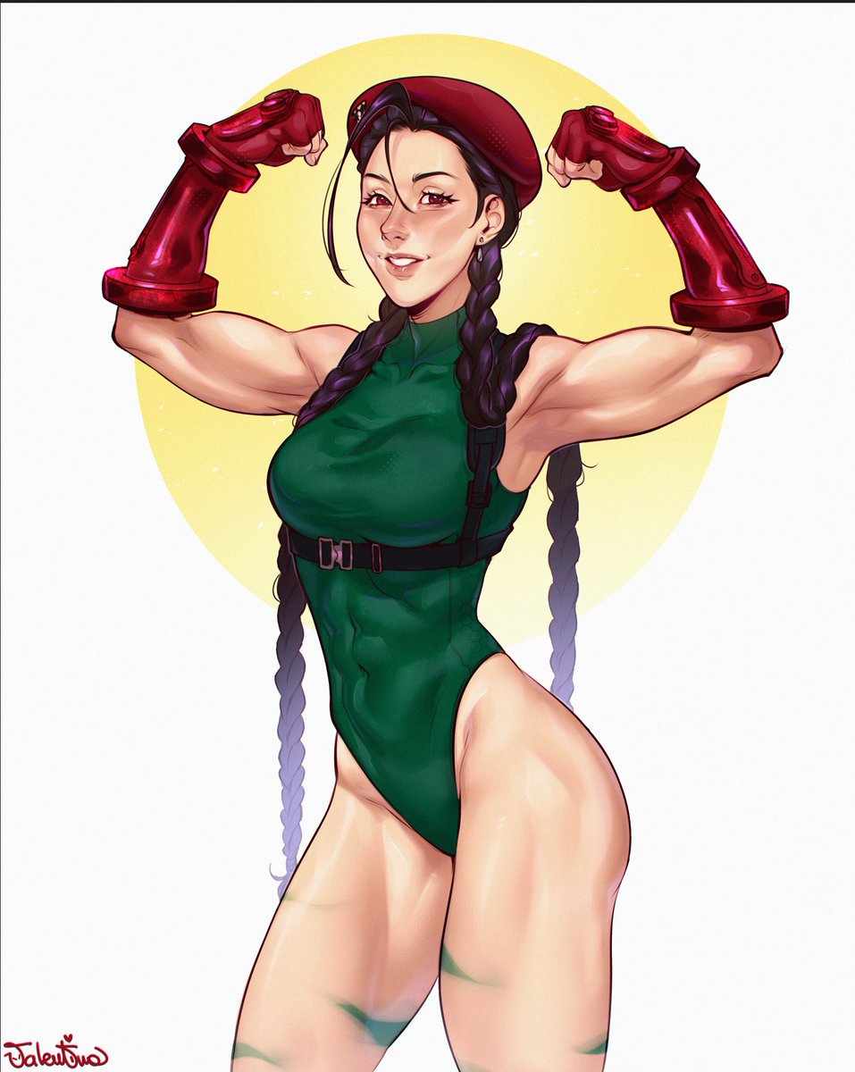 valentinainat1's tweet image. Tifa as Cammy, one of the last pieces I did in 2025 💫