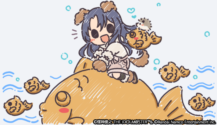 たい焼きってどこから食べますか？​
リプライで教えてください♪​

（紗代子さんはしっぽ派）​

#ミリシタ #たい焼きの日