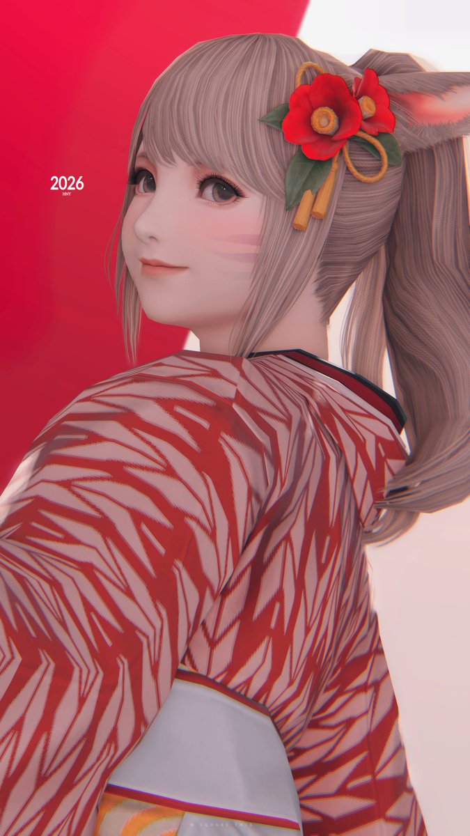 お正月終わってました🎍🌸
#ミコッテ #FF14