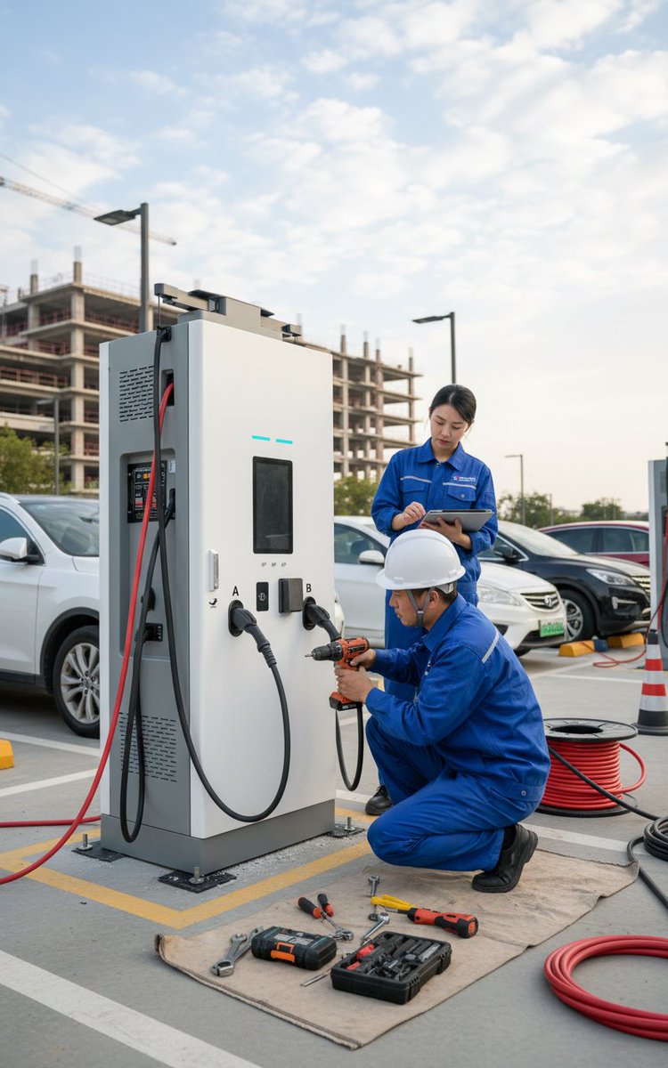 Maruikel's tweet photo. ⚡Fast EV Charging Installation = Accelerate Your ROI🛠️
Our engineering team delivers #FastInstallation, #EfficientService installations — cutting your launch timeline by 30% vs. industry standards!🚗⚡
#EVChargingTurnkey #EngineeringExcellence #EVInfrastructureInstall #TechTeam https://t.co/0xliJWpkgf