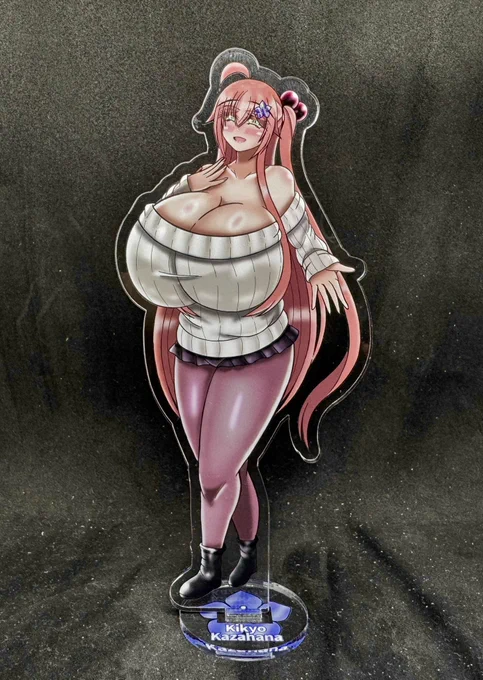 今回の冬コミで出した桔梗お姉ちゃんママのアクスタ デカい!美脚!母性!あああ桔梗お姉ちゃんママぁぁぁぁぁぁぁぁーッ!! そしてもう5体も作ったのか…並べると皆でっかい…。 …櫻子ママだけチアコスて…