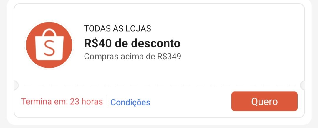Ghost_Promos's tweet image. 🚨 CUPOM SHOPEE 👻

R$40 OFF acima de R$349

➡️ RESGATE AQUI:
🔗  s.shopee.com.br/4LCsu9Aa0c

🧡 Válidos p/ todas as lojas